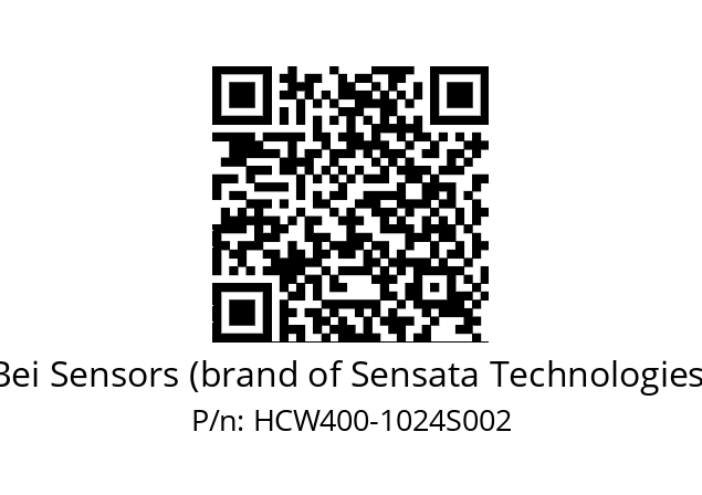  HCW4S00//PG59//01024//GQR003/1H/ Bei Sensors (brand of Sensata Technologies) HCW400-1024S002