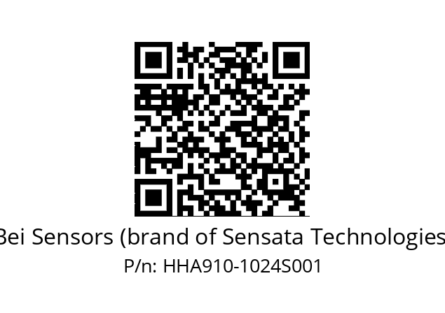  HHA9S10/E4/2G29//01024//GMR//U6---- Bei Sensors (brand of Sensata Technologies) HHA910-1024S001