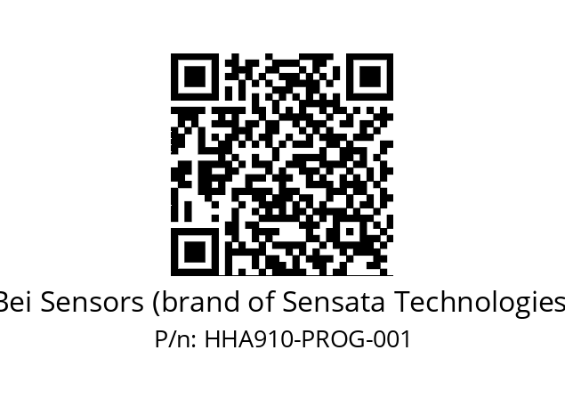  HHA9_10//PP5X//XPROG//GMR//U6---- Bei Sensors (brand of Sensata Technologies) HHA910-PROG-001