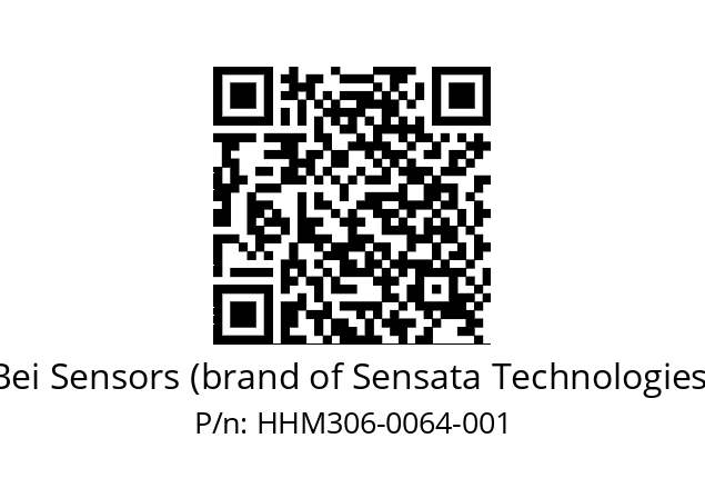  HHM3_06//PG59//00064//GMA// Bei Sensors (brand of Sensata Technologies) HHM306-0064-001