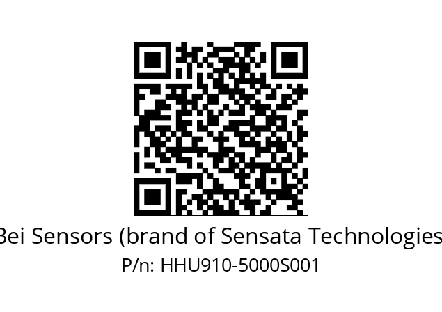  HHU9S10/E4/2G29//05000//E1R020//U3-- Bei Sensors (brand of Sensata Technologies) HHU910-5000S001