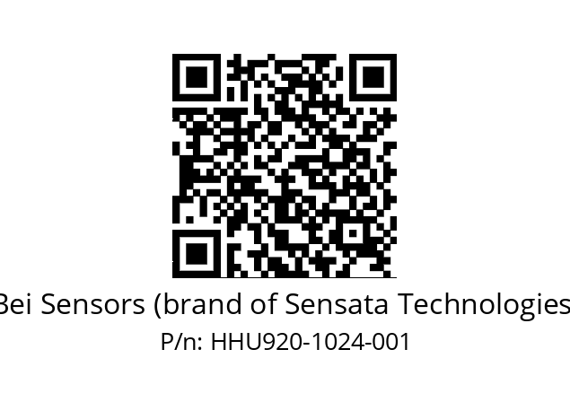  HHU9_20//PG59//01024//GCR020//U3B5-- Bei Sensors (brand of Sensata Technologies) HHU920-1024-001