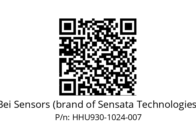  HHU9_30//PG59//01024//G3R020// Bei Sensors (brand of Sensata Technologies) HHU930-1024-007