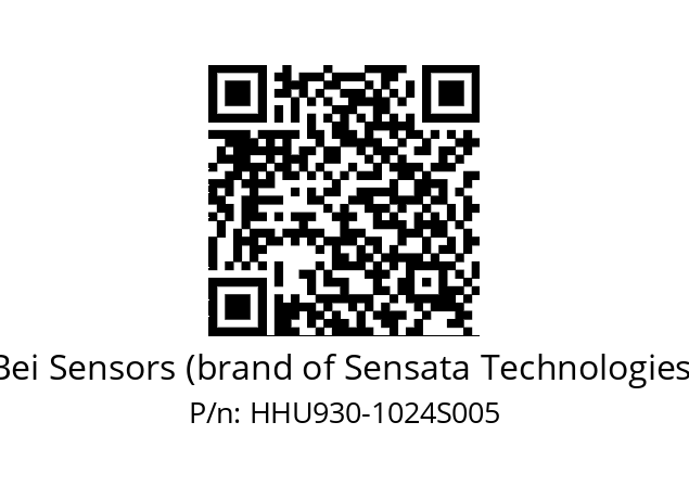  HHU9S30/E4/2G29//01024//E1R020// Bei Sensors (brand of Sensata Technologies) HHU930-1024S005