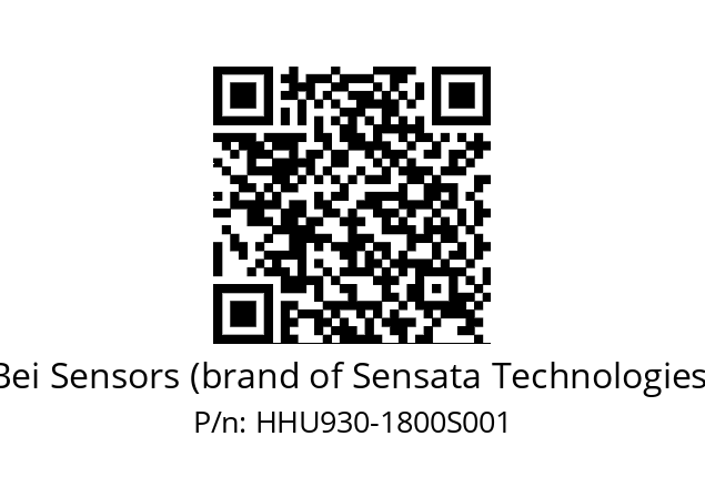  HHU9S30//PG5V/US/01800//GMR// Bei Sensors (brand of Sensata Technologies) HHU930-1800S001