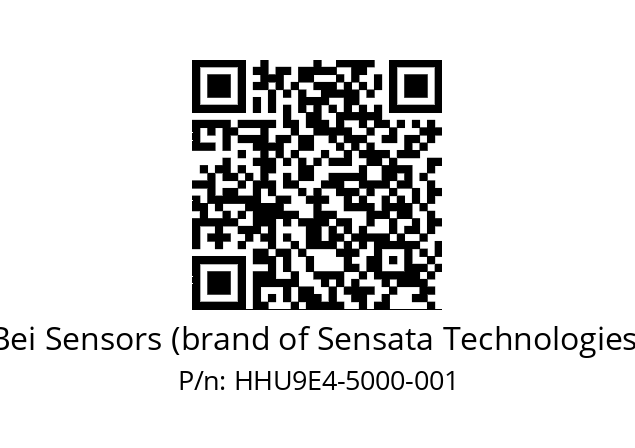  HHU9_E4//RG29//05000//GMR//U3---- Bei Sensors (brand of Sensata Technologies) HHU9E4-5000-001