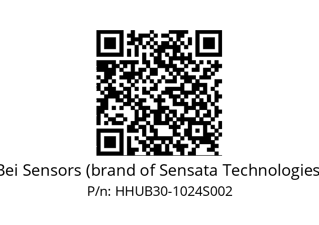  HHUBS30/E5/PG59//01024//GXR//--B2-- Bei Sensors (brand of Sensata Technologies) HHUB30-1024S002