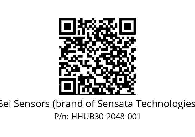  HHUB_30//5GE9//02048//GXR//--B2-- Bei Sensors (brand of Sensata Technologies) HHUB30-2048-001