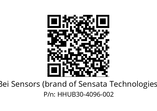  HHUB_30//PG59//04096//GXR//--B2-- Bei Sensors (brand of Sensata Technologies) HHUB30-4096-002