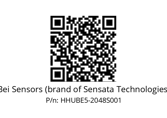  HHUBSE5//PG5V/US/02048//GXR//U3B2-- Bei Sensors (brand of Sensata Technologies) HHUBE5-2048S001