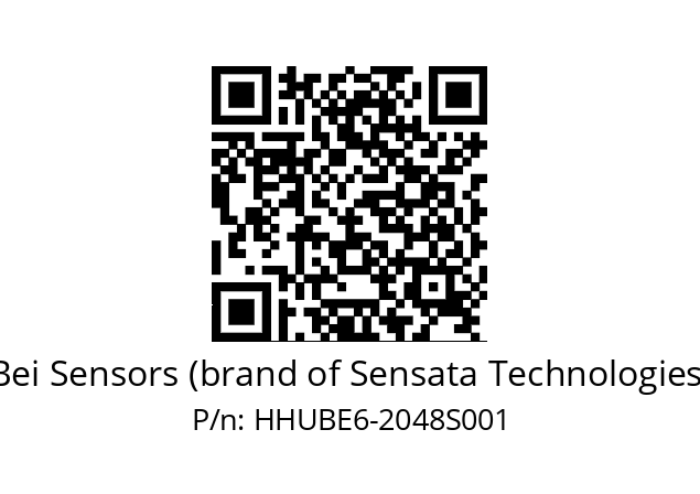  HHUBSE6//5GHV/US/02048//GXR//U3B2-- Bei Sensors (brand of Sensata Technologies) HHUBE6-2048S001