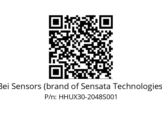  HHUXS30//5GEV/US/02048//E0R// Bei Sensors (brand of Sensata Technologies) HHUX30-2048S001