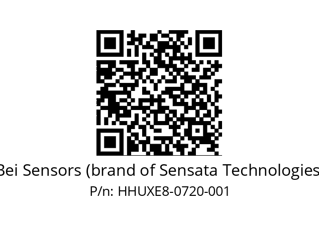  HHUX_E8//PG59//00720//E0R//U3---- Bei Sensors (brand of Sensata Technologies) HHUXE8-0720-001