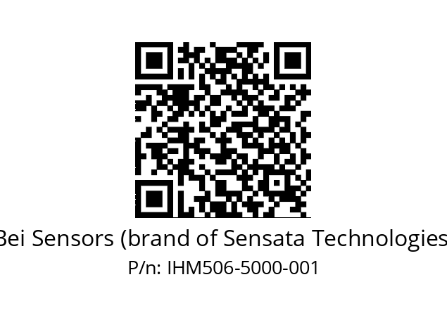  IHM5_06//2G29//05000//G3R020// Bei Sensors (brand of Sensata Technologies) IHM506-5000-001