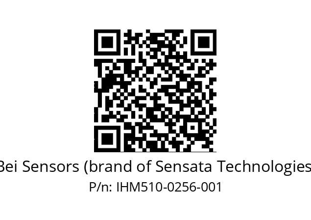  IHM5_10//IG59//00256//GPR050// Bei Sensors (brand of Sensata Technologies) IHM510-0256-001