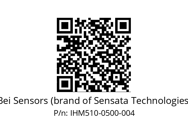  IHM5_10//2G29//00500//G3R030// Bei Sensors (brand of Sensata Technologies) IHM510-0500-004