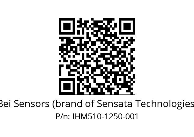  IHM5_10//IG59//01250//G6R// Bei Sensors (brand of Sensata Technologies) IHM510-1250-001