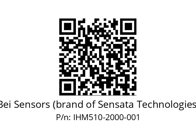  IHM5_10//2G29//02000//G6R// Bei Sensors (brand of Sensata Technologies) IHM510-2000-001