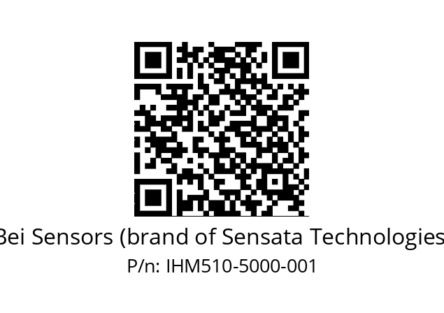  IHM5_10//2G29//05000//G3R020// Bei Sensors (brand of Sensata Technologies) IHM510-5000-001