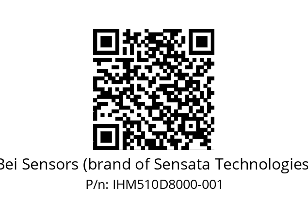  IHM5_10//2G29//80000//G6R// Bei Sensors (brand of Sensata Technologies) IHM510D8000-001