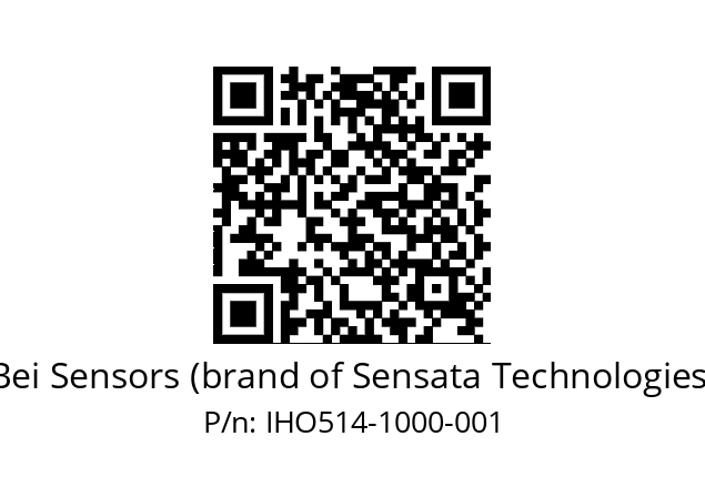  IHO5_14//2G29//01000//G3R020// Bei Sensors (brand of Sensata Technologies) IHO514-1000-001