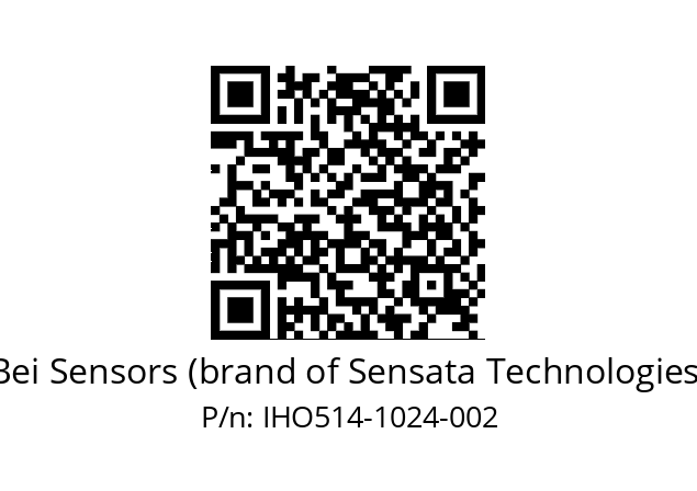  IHO5_14//IG59//01024//G6R// Bei Sensors (brand of Sensata Technologies) IHO514-1024-002