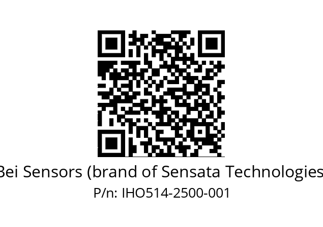  IHO5_14//2P29//02500//G8R// Bei Sensors (brand of Sensata Technologies) IHO514-2500-001