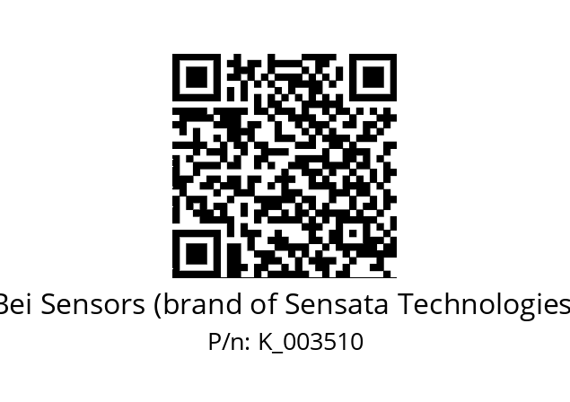   Bei Sensors (brand of Sensata Technologies) K_003510