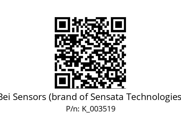   Bei Sensors (brand of Sensata Technologies) K_003519