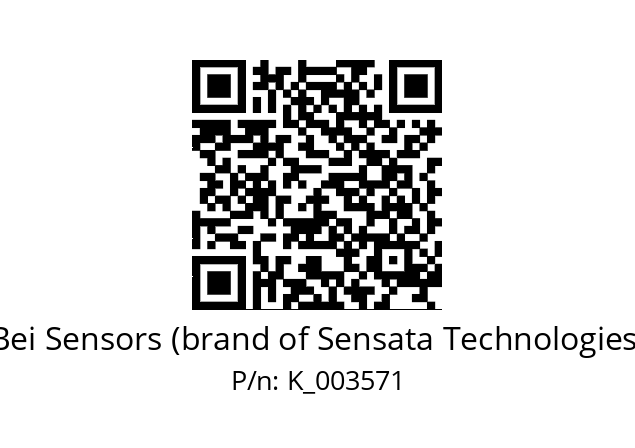   Bei Sensors (brand of Sensata Technologies) K_003571