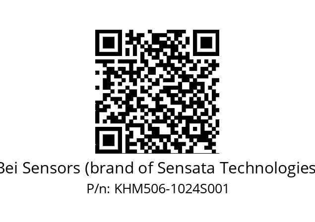  KHM5S06//RG5L//01024K4//GNR010/1F/--03-- Bei Sensors (brand of Sensata Technologies) KHM506-1024S001