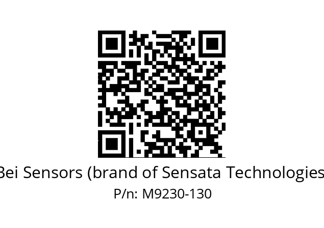  BRAS ANTI-COUPLE A ENTRAXE 130MM -HU9 -HT9 -AUX Bei Sensors (brand of Sensata Technologies) M9230-130