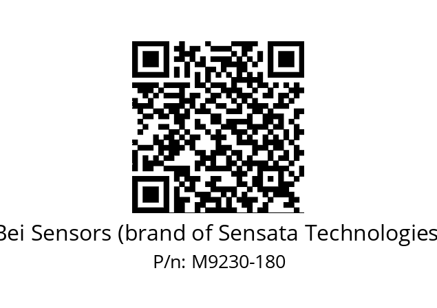  BRAS ANTI-COUPLE A ENTRAXE 180MM -HU9 -HT9 -AUX Bei Sensors (brand of Sensata Technologies) M9230-180