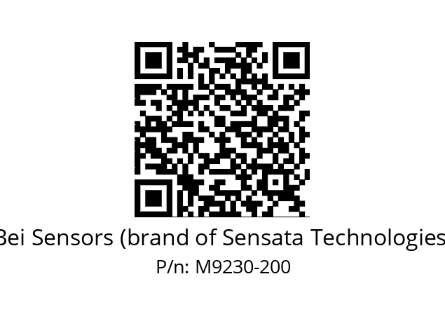  BRAS ANTI-COUPLE A ENTRAXE 200MM -HU9 -HT9 -AUX Bei Sensors (brand of Sensata Technologies) M9230-200