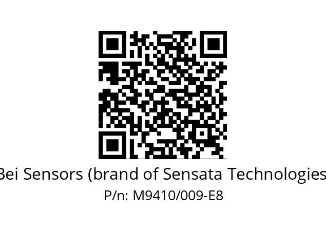  ACC. INTEGRÉ LP HHA9 HHAB 1- Bei Sensors (brand of Sensata Technologies) M9410/009-E8