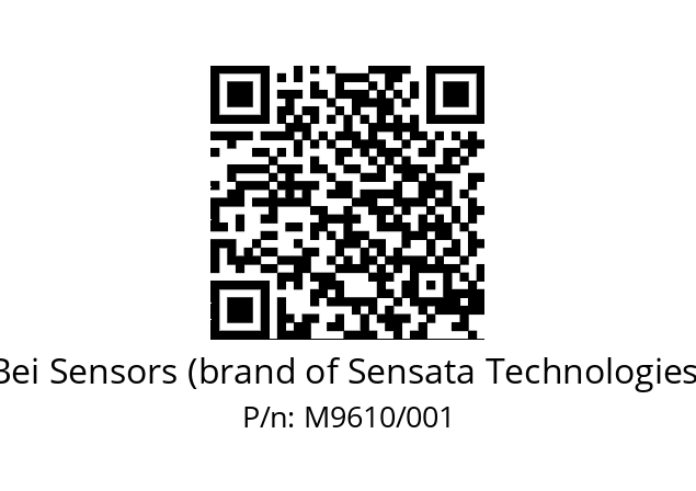  KIT CHAMBRE DE REFROIDISSEMENT GHML Bei Sensors (brand of Sensata Technologies) M9610/001