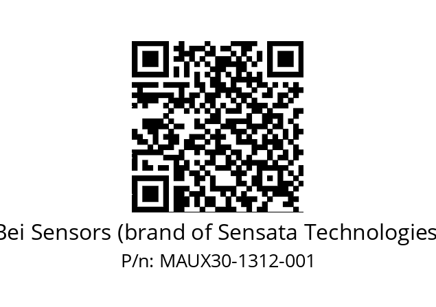  MAUX_30//PSSG//13B12D5//E2R// Bei Sensors (brand of Sensata Technologies) MAUX30-1312-001