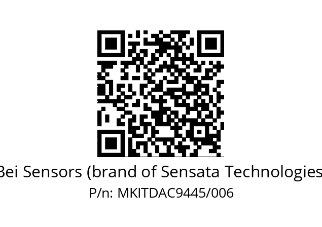  KIT DAC 9445/006 2 POINTS POUR 40MM STD. + VIS Bei Sensors (brand of Sensata Technologies) MKITDAC9445/006