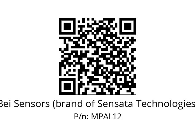  PALIER DE SECURITE TYPE GHM912 Bei Sensors (brand of Sensata Technologies) MPAL12