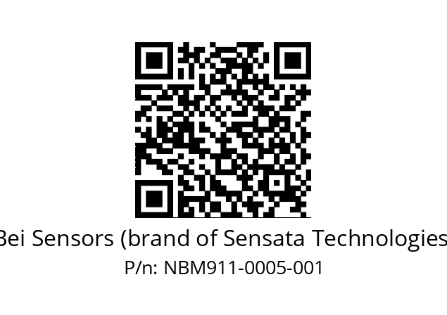  NBM9_11//5V4//D05//V4R// Bei Sensors (brand of Sensata Technologies) NBM911-0005-001