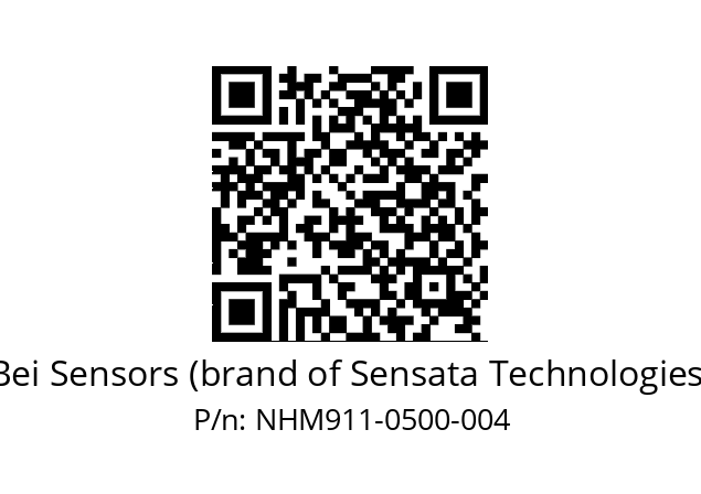  NHM9_11//5NC9//00500M15//N6R//--07-- Bei Sensors (brand of Sensata Technologies) NHM911-0500-004