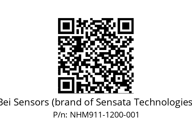  NHM9_11//5V3//M12//V3R020//--07-- Bei Sensors (brand of Sensata Technologies) NHM911-1200-001