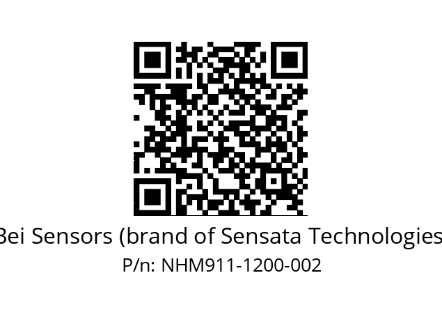  NHM9_11//5VP//M12//V6R//--07-- Bei Sensors (brand of Sensata Technologies) NHM911-1200-002