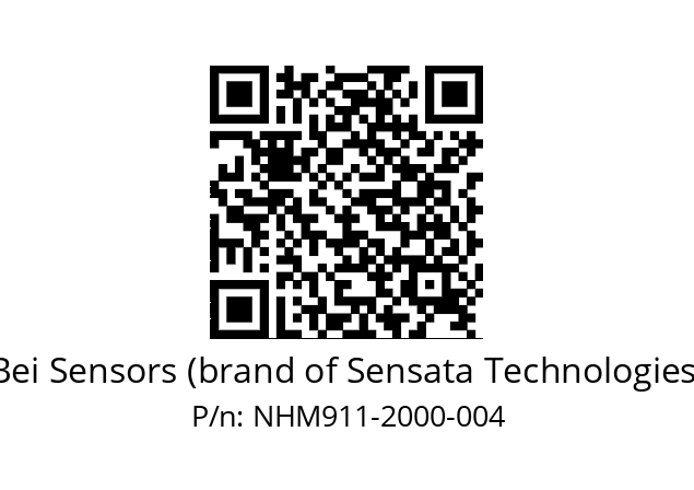  NHM9_11//5V1//M20//V6R//--07-- Bei Sensors (brand of Sensata Technologies) NHM911-2000-004