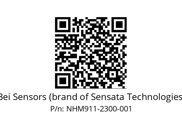  NHM9_11//5VP//M23//V6R//--07-- Bei Sensors (brand of Sensata Technologies) NHM911-2300-001