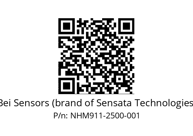  NHM9_11//5V3//M25//V3R020//--07-- Bei Sensors (brand of Sensata Technologies) NHM911-2500-001