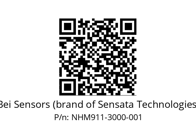  NHM9_11//5VM//M30//V3R020//--07-- Bei Sensors (brand of Sensata Technologies) NHM911-3000-001