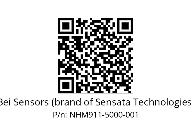  NHM9_11//2NJ9//05000M12//NBR//--07-- Bei Sensors (brand of Sensata Technologies) NHM911-5000-001