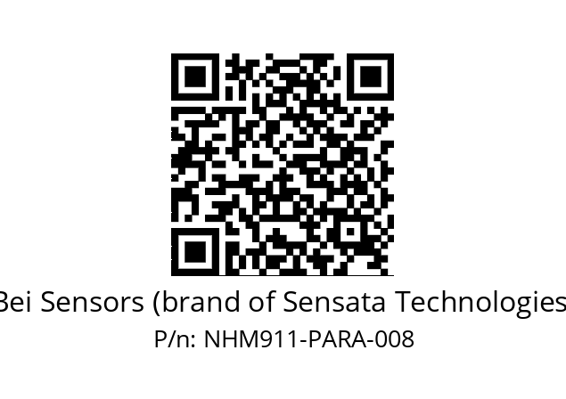  NHM9_11//5NL9//01024PAR//N3R020//--07-- Bei Sensors (brand of Sensata Technologies) NHM911-PARA-008