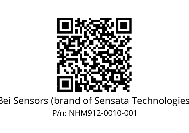  NHM9_12//5V4//D10//V4R// Bei Sensors (brand of Sensata Technologies) NHM912-0010-001